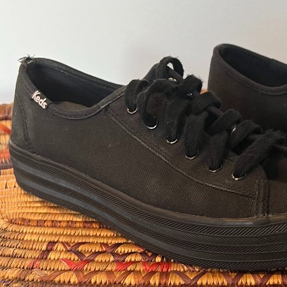 Keds Triple Kick Organic Cotton Black Women's - Picture 5 of 8